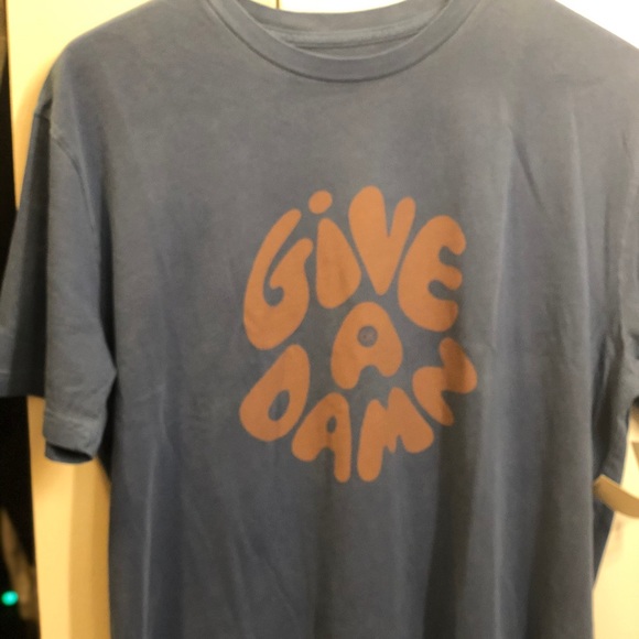 SOLD - Made In USA 🇺🇸 “Give A Damn” Organic Tee - Picture 10 of 10